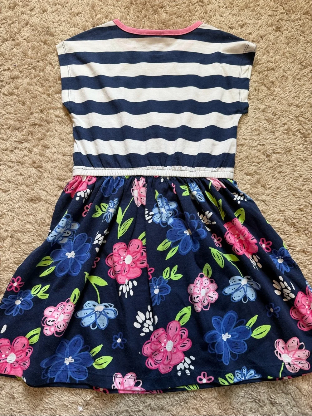 NWT Girls Gymboree Mixed Print Knit Jersey Dress
